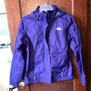 THE NORTH FACE WOMENS  HYVENT WOMENS PURPLE WINDBREAKER MEDIUM